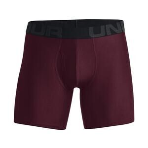 Under Armour Men's UA The Tech 6-inch Boxerjock Maroon Size Large Boxer Brief
